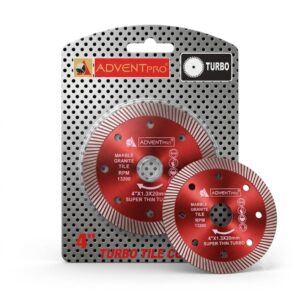 Advent Pro 4 Inch Red Tile Cutting Blade (Turbo)