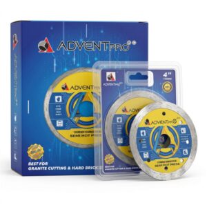 Advent Pro 4 Inch Blue Marble Cutting Blade (Segmented / Rim)