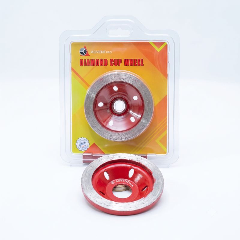 ADVENTPRO Red Diamond Cup Wheel - Heavy Duty Grinding for Concrete, Stone & Masonry - Image 2